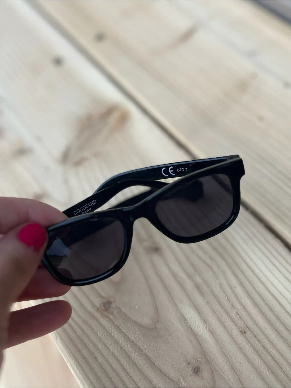 Baby’s Black Sunglasses - Classic UV Protection with strap